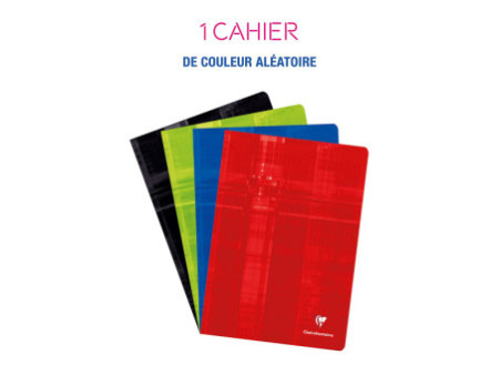 Clairefontaine Cahier piqûre, A4, 96 pages, Séyès