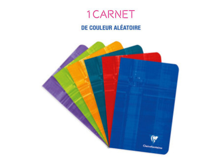 Clairefontaine Carnet piqûre, 110 x 170 mm, quadrillé 5x5