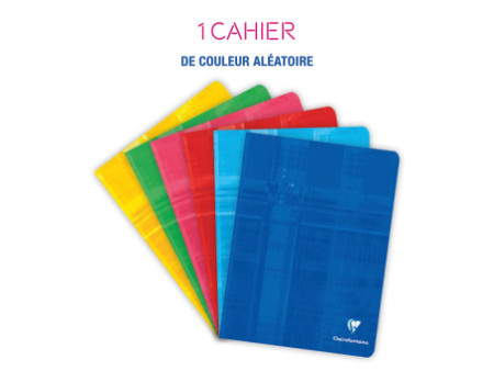 Clairefontaine Cahier piqûre, 170 x 220 mm, 48 pages, séyès