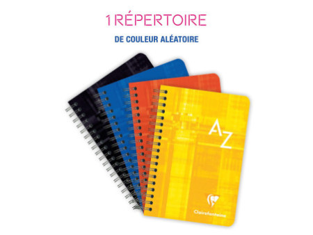 Clairefontaine Répertoire spirale, 95 x 140 mm,quadrillé 5x5