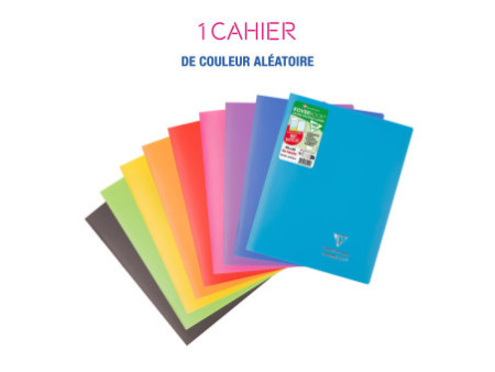 Clairefontaine Cahier Koverbook, 240 x 320 mm, Seyès,assorti