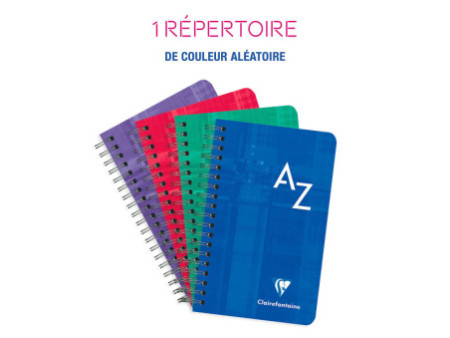 Clairefontaine Répertoire spirale, 75 x 120 mm,quadrillé 5x5