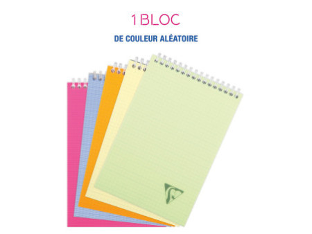 Clairefontaine Bloc reliure intégrale LINICOLOR, A5, 5/5