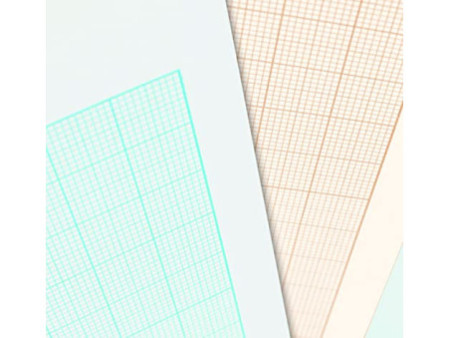 Clairefontaine Papier vélin millimétré, A4, pack promo