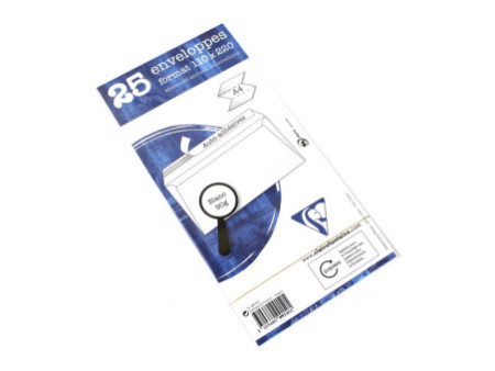 Clairefontaine Enveloppes Adhéclair, DL, 110 x 220 mm, blanc