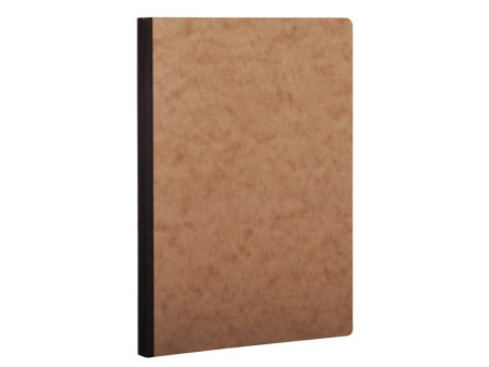 Clairefontaine Carnet broché AGE BAG, A5, uni, tabac