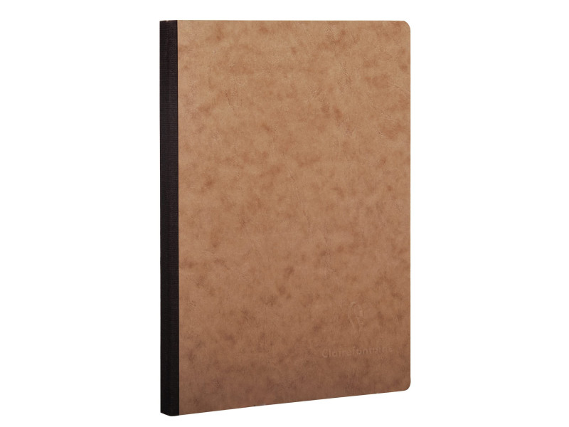 Clairefontaine Carnet broché AGE BAG, A5, uni, tabac