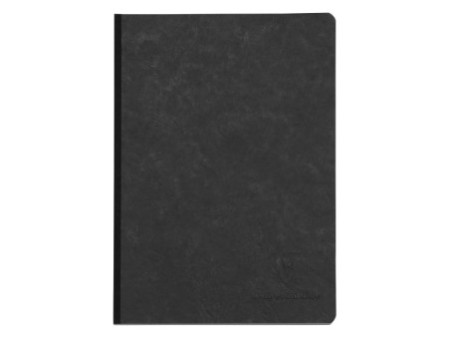 Clairefontaine Carnet broché AGE BAG, A5, uni, noir