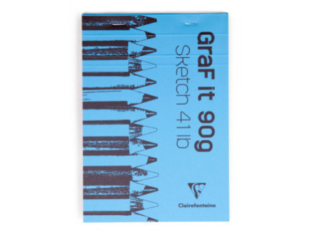 Clairefontaine Bloc à croquis GRAF'IT, A5, assorti