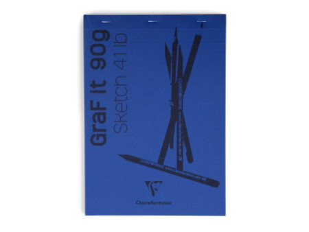 Clairefontaine Bloc à croquis GRAF'IT, A4, assorti