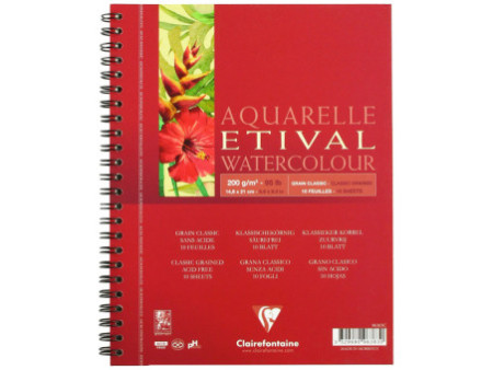 Clairefontaine Bloc artiste Aquarelle ETIVAL classic, A5