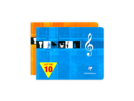 Clairefontaine Cahier de Musique, 170 x 220 mm paysage
