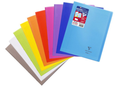 Clairefontaine Cahier piqué Koverbook, 240 x 320 mm, assorti