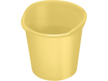 helit Corbeille à papier 'the joy', PP, 13 litres, jaune
