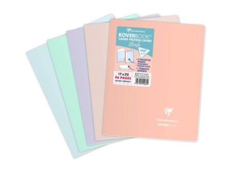 Clairefontaine Cahier Koverbook Blush, 170 x 220 mm, assorti