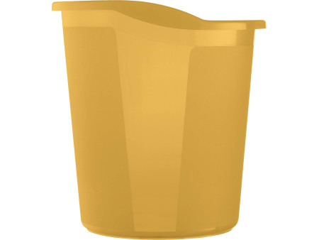 helit Corbeille à papier 'the joy', PP, 13 litres, jaune