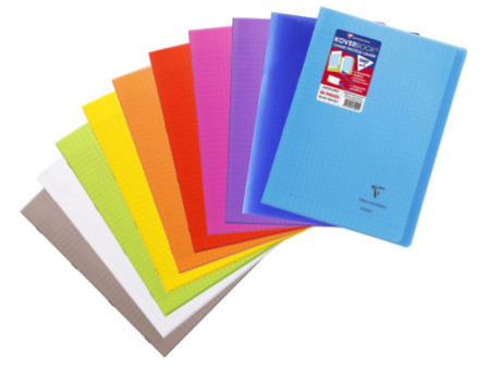 Clairefontaine Cahier piqué Koverbook, A4, assorti