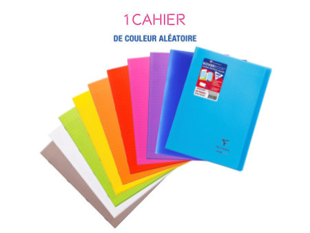 Clairefontaine Cahier piqué Koverbook, A4, assorti