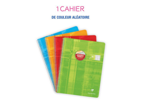 Clairefontaine Cahier spirale 240 x 320 mm, Seyès agrandi