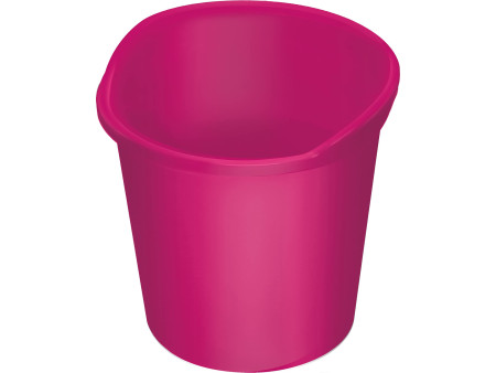 helit Corbeille à papier 'the joy', PP, 13 litres, rose