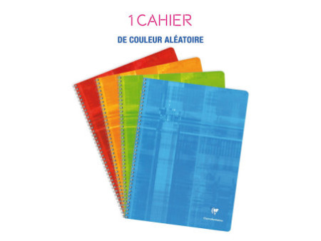 Clairefontaine Cahier à spirale, 240 x 320 mm, séyès