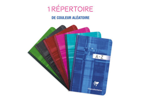 Clairefontaine Répertoire broché, 90 x 140 mm, quadrillé 5x5