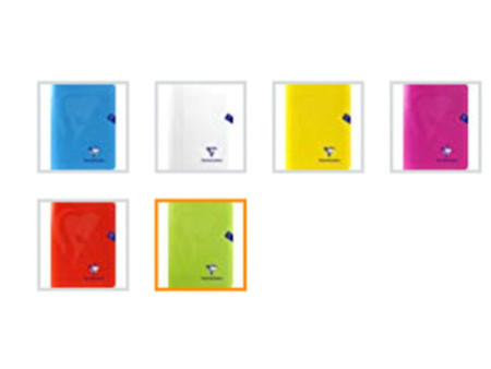 Clairefontaine Cahier piqûre Mimesys, 170 x 220 mm, séyès