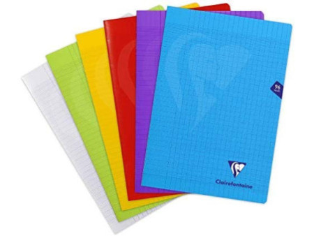 Clairefontaine Cahier piqûre Mimesys, A4, séyès, assorti