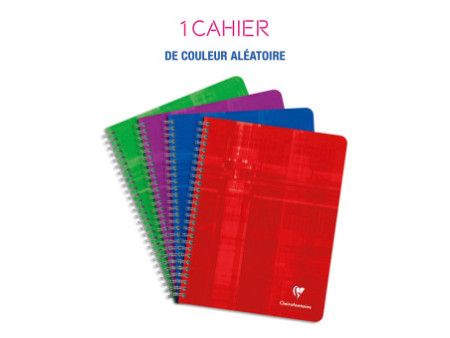 Clairefontaine Cahier à spirale, 170 x 220 mm, 224 pages