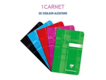 Clairefontaine Carnet piqûre, 90 x 140 mm, quadrillé 5/5