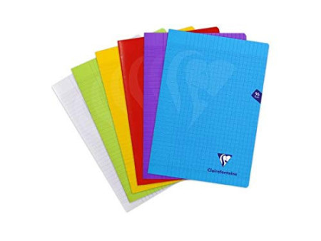 Clairefontaine Cahier piqûre Mimesys, A4, quadrillé 5x5
