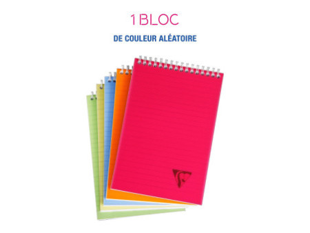 Clairefontaine Bloc reliure intégrale LINICOLOR, A5, ligné