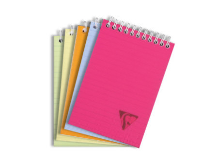Clairefontaine Bloc reliure intégrale LINICOLOR, A6, ligné