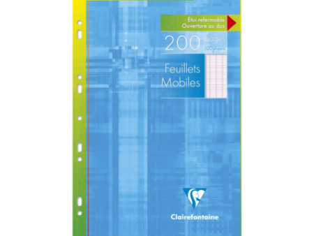 Clairefontaine Feuillets mobiles, A4, séyès, 200 pages