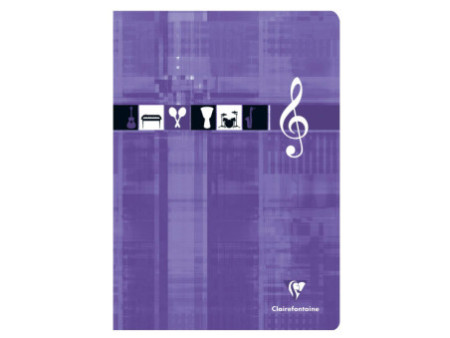 Clairefontaine Cahier de Musique MUSIC + L, A4, 48 pages