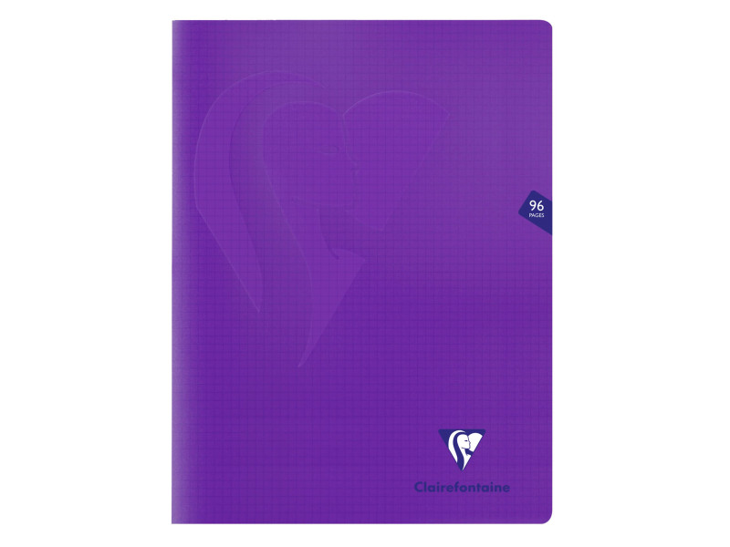 Clairefontaine Cahier piqûre Mimesys, 240 x 320 mm, violet