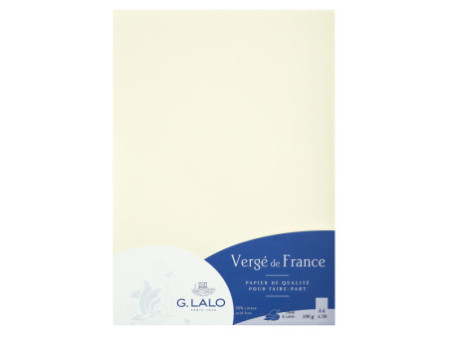 Clairefontaine by G. LALO Papier A4, Vergé de France blanc