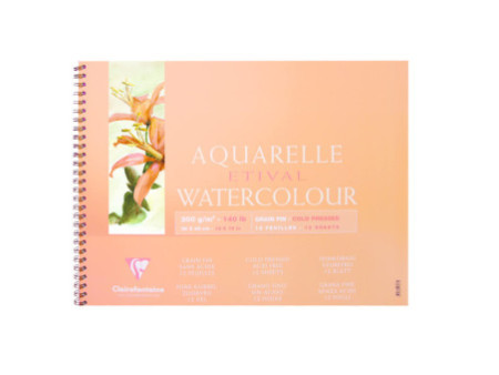 Clairefontaine Bloc artiste Aquarelle ETIVAL, 360 x 480 mm