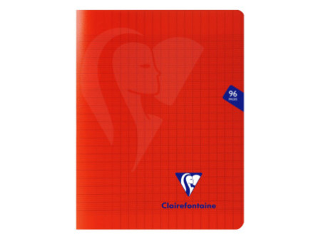 Clairefontaine Cahier piqûre Mimesys, 170 x 220 mm, rouge