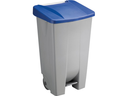 helit Poubelle à pédale 'the step chief', 120 litres, bleu