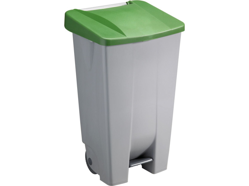 helit Poubelle à pédale 'the step chief', 120 litres, vert