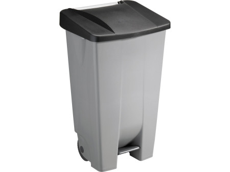 helit Poubelle à pédale 'the step chief', 120 litres, noir