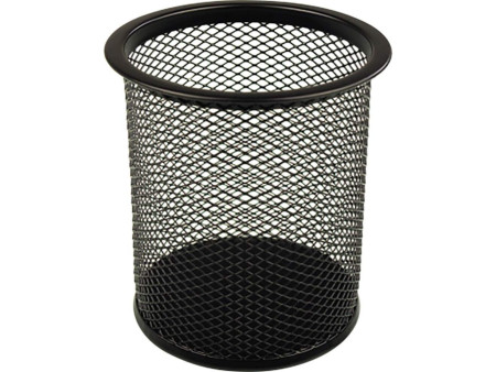 helit Pot à crayons 'the round network', noir