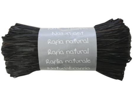 Clairefontaine Raphia naturel, noir