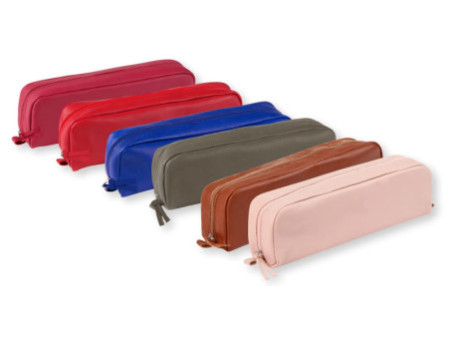 Clairefontaine Trousse cuir rectangulaire, bleu