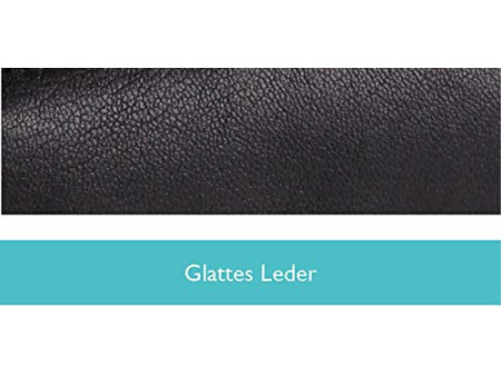 Clairefontaine Trousse petite ronde, cuir, noir