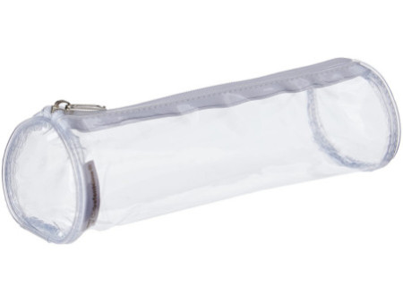 Clairefontaine Trousse ronde, plastique, transparent