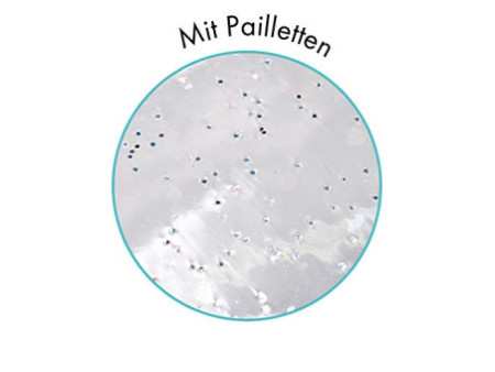 Clairefontaine Trousse ronde, plastique, avec paillettes
