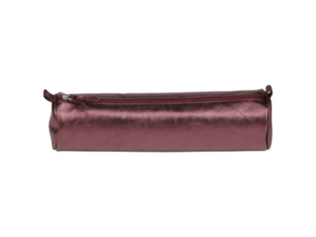 Clairefontaine Trousse CUIRISÉ, cuir, cerise