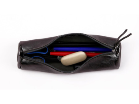 Clairefontaine Trousse CUIRISÉ, cuir, graphite